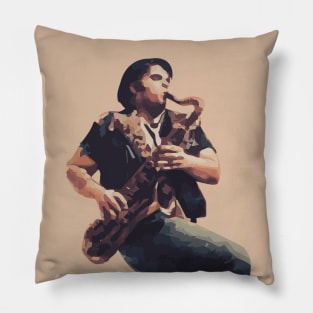 Eddie Playing the Saxophone RHPS Rock N Roll Pillow