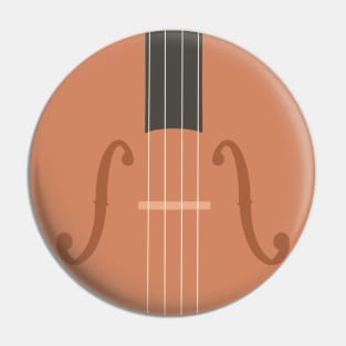 Strings in Browns and Creams Pin