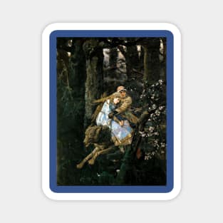 Ivan Tsarevich riding the Gray Wolf - Viktor Vasnetsov Magnet