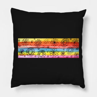 Stripe cup 3 Pillow