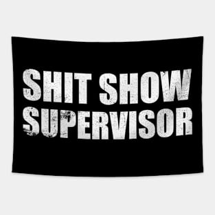 Offensive Adult Humor Shit Sow Supervisor Funny Sarcastic Tapestry