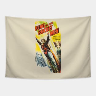 King of the Rocket Men Movie Poster Tapestry