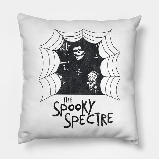 Spooky Spectre Fright Night Friday Horror Movie Host Pillow by darklordpug