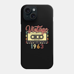 Vintage 1963 Greatest Hits - Cassette Tape Phone Case