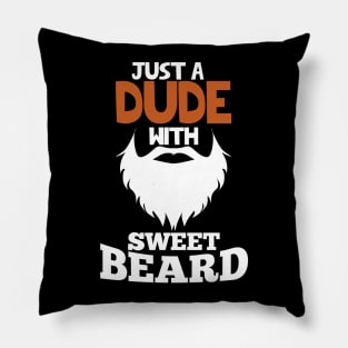 Dude with Beard Pillow