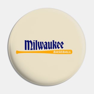 Milwaukee Baseball Pin