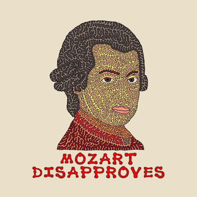 Mozart Disapproves by NightserFineArts