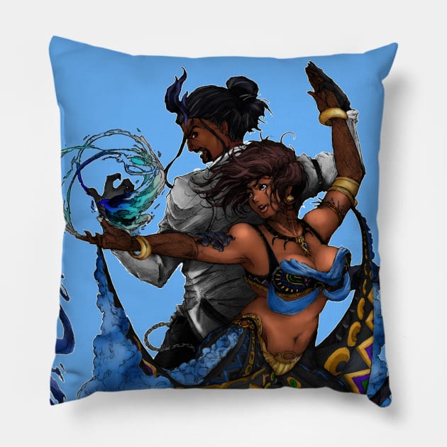 KC & Maurice Dance Pillow by FinalBeatComics