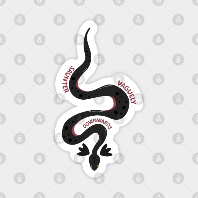 Demon Snake Magnet by Sasyall