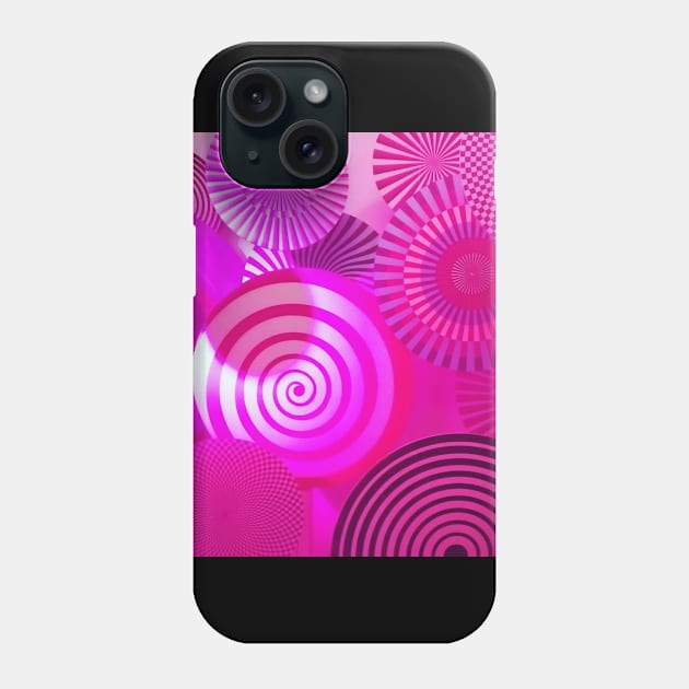 Hypnosis Pink Phone Case by MadCap