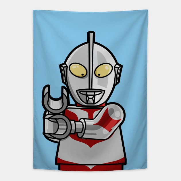 LEGO Ultraman 1966 Tapestry by schultzstudio