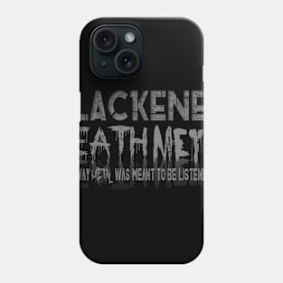 BLACKENED DEATH METAL Phone Case