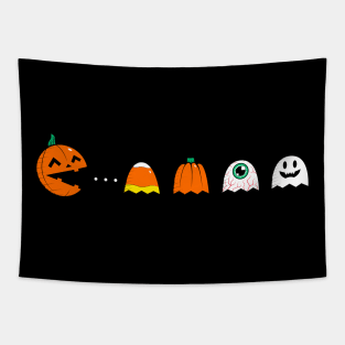 Pac-Halloween Tapestry