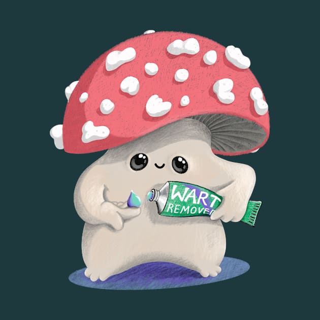 ‘Shroom Serum’ - cute mushroom medication by Stumpy Bird