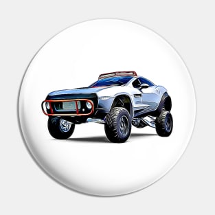 Rally Fighter Truck Cartoon Pin