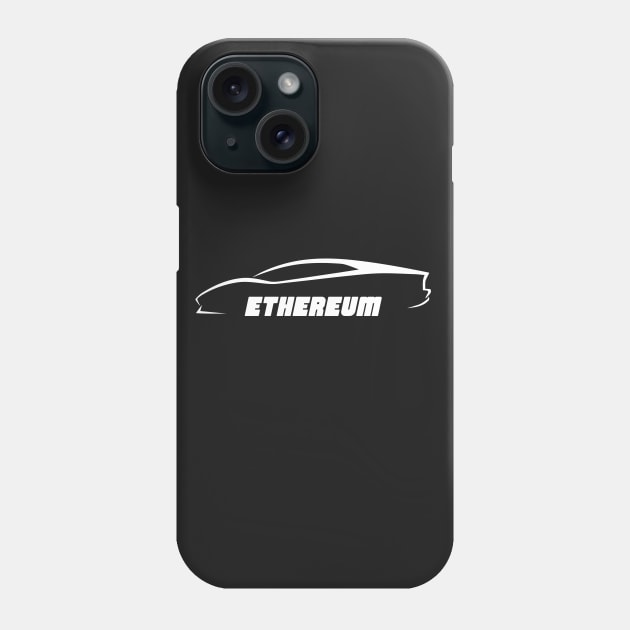 Ethereum Lambo Black Shirt Phone Case by mangobanana