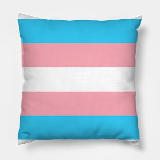 Trans Flag Pillow