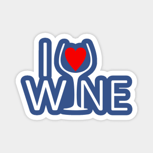 love wine 1 Magnet