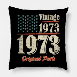 50 Years Old Vintage 1973 Limited Edition 50th Birthday Pillow