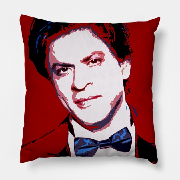 shah rukh khan Pillow by oryan80