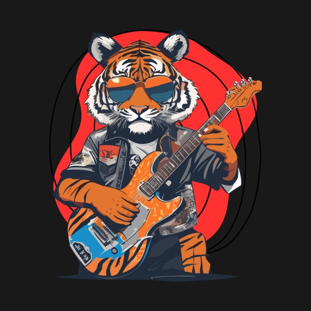 Tiger Play Guitar by ReaBelle