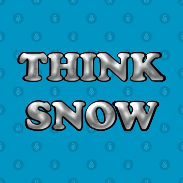 Gray Think Snow by Barthol Graphics