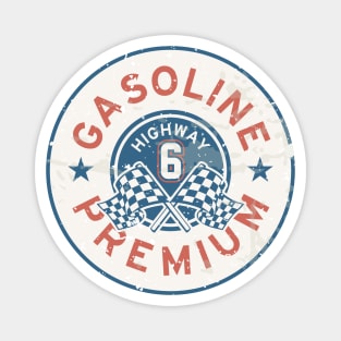 Gasoline Highway Premium Magnet