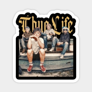 THUG LIFE STAY GOLDEN GILRS VINTAGE Magnet