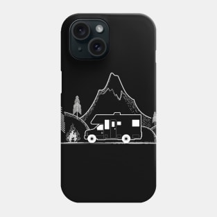 Travel TShirt Camper Ladies Men Phone Case