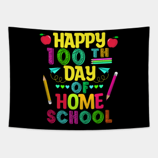 Happy 100th Day Of Homeschool, Homeschool Teacher Student Tapestry