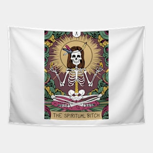 Funny Tarot Card : The Spiritual Bitch Tapestry