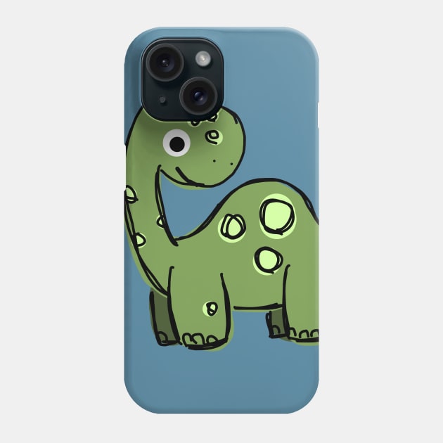 Brontosaurus Phone Case by SpookyMeerkat