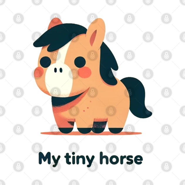 My Tiny Horse by Retro Travel Design