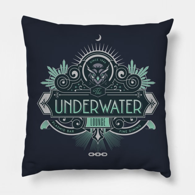 The Underwater Lounge Pillow by sticks and bones vintage