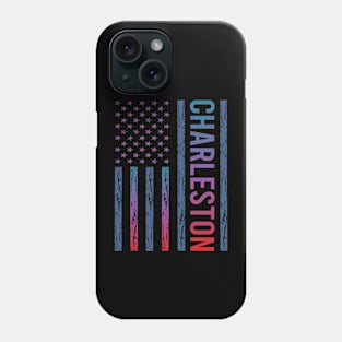 Blue Red Flag - Charleston Phone Case