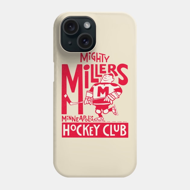 Classic Minneapolis Mighty Millers Hockey Club Phone Case by LocalZonly