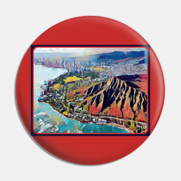 Diamond Head Pin by Spitfire