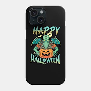 CTHULHU says HAPPY HALLOWEEN Phone Case