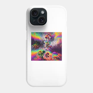 Psychedelic Flowers Phone Case