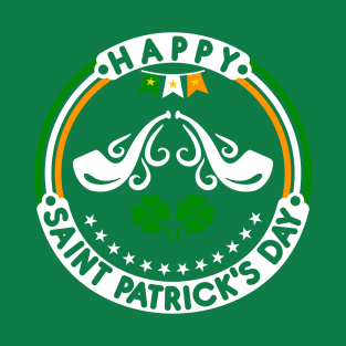 Happy Saint Patrick's Day Pipes T-Shirt