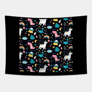 Cute Animals Tapestry