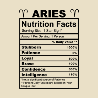 Aries Facts T-Shirt