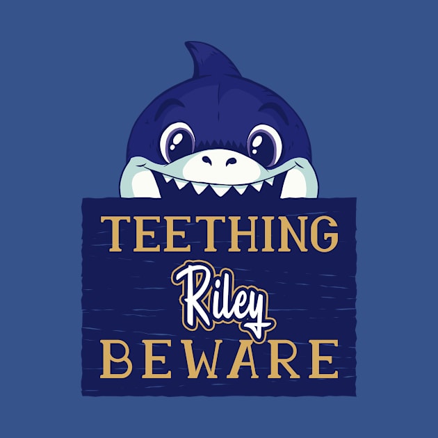 Riley - Funny Kids Shark - Personalized Gift Idea - Bambini by Bambini