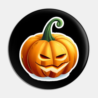 SCARY HALLOWEEN PUMPKIN Pin