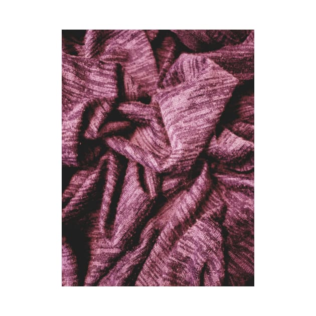 Berry coloured heathered fabric by Kim-Pratt