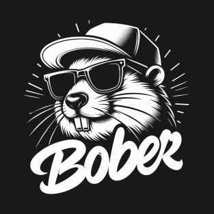 Funny Polish Internet Meme Bobr Bober Kurwa Graffiti Art T-Shirt