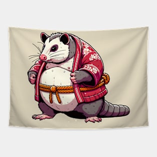 Sumo possum Tapestry