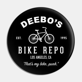 Deebo's Bike Repo Est. 1995 - vintage logo Pin