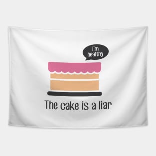 Cake is a Liar Tapestry