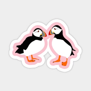 Farne Island puffins Magnet